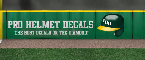 Pro Helmet Decals, the best decals on the diamond!